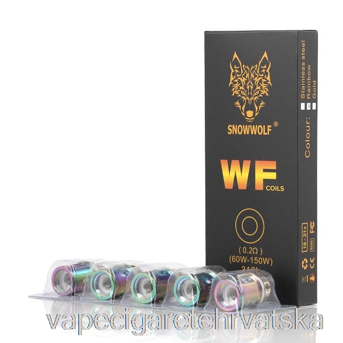 Vape Cigarete Snowwolf Wolf Wf Zamjenske Zavojnice 0.2ohm Wf Zavojnice (rainbow)